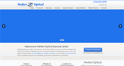 Desktop Screenshot of perfectoptical.net